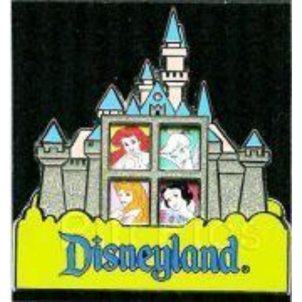 Disney Pin Princesses Castle Slider Ariel Cinderella Aurora Snow White 24697 DLR